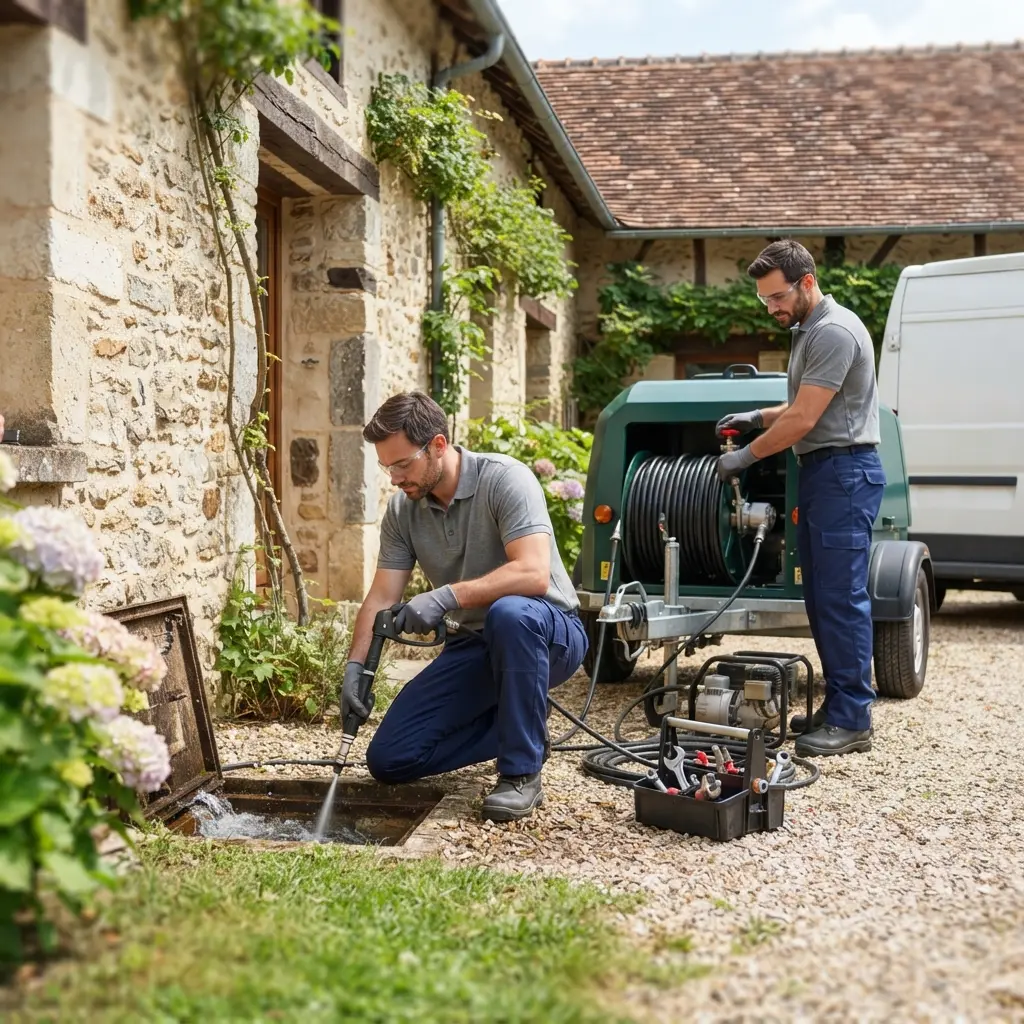 Notre méthode de curage canalisation à Houdemont