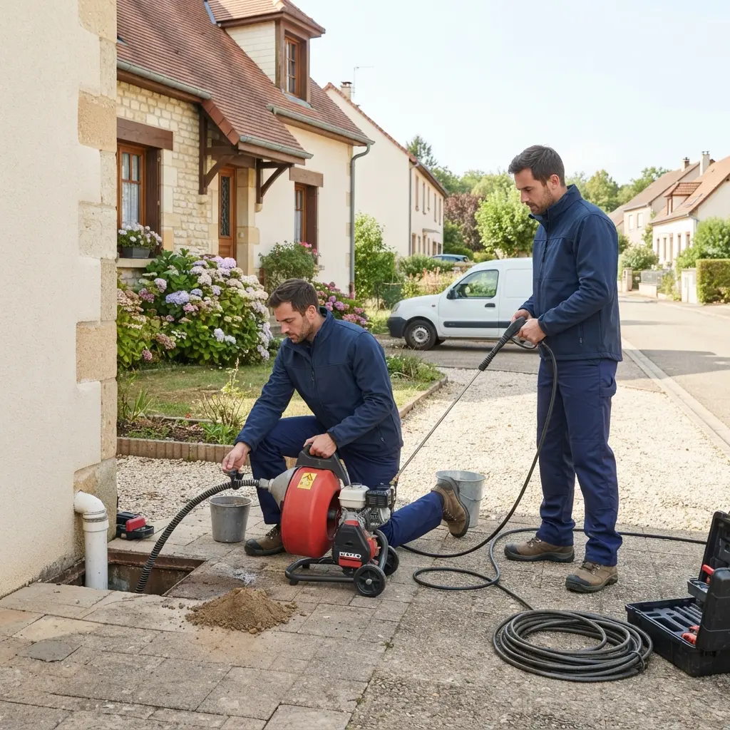Curage canalisation Hussigny-Godbrange (54590)