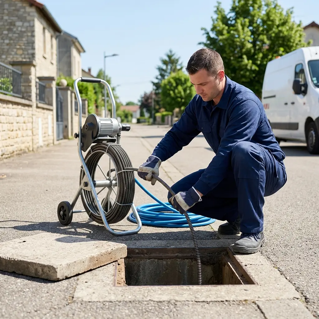Curage canalisation Saulnes (54650)