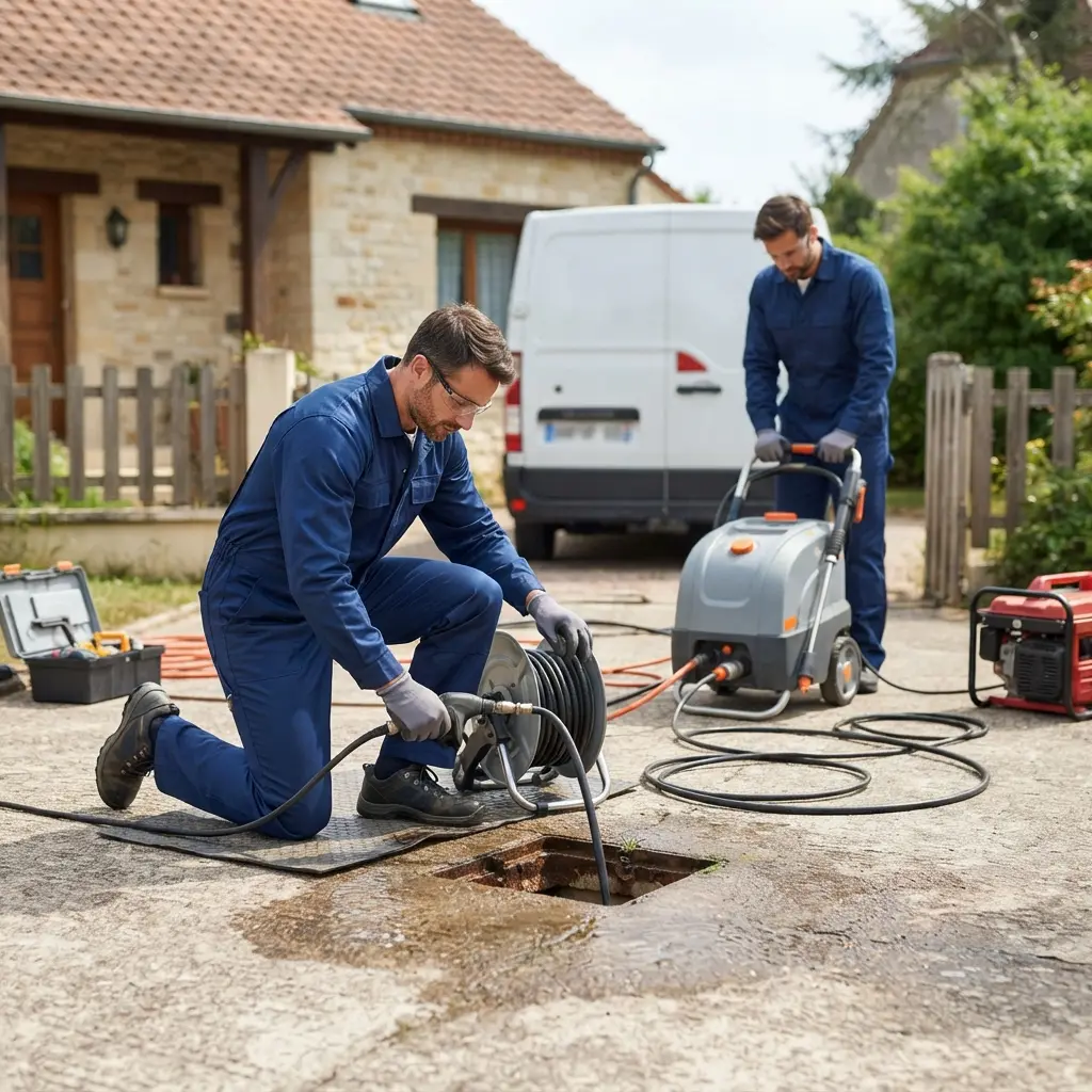 Curage canalisation Fains-Véel (55000)