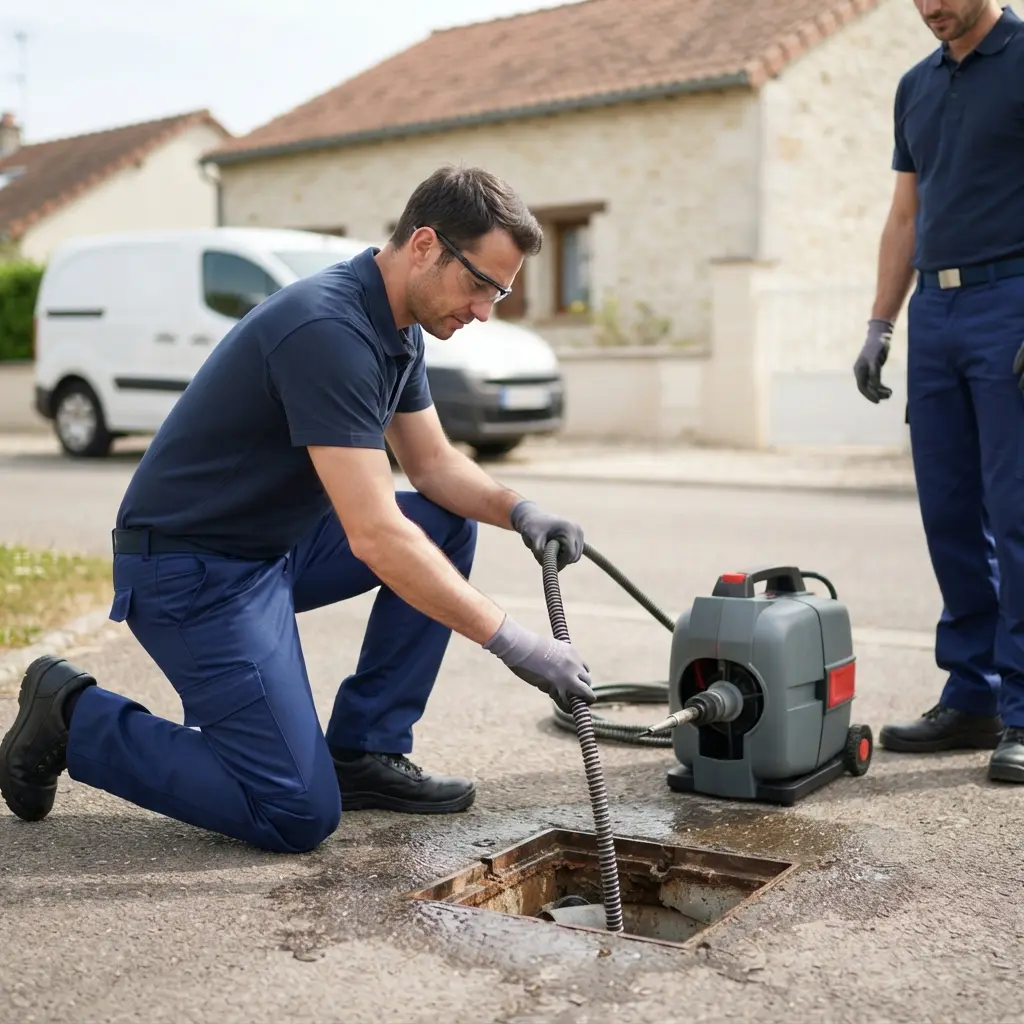 Notre méthode de curage des canalisations à Porcelette