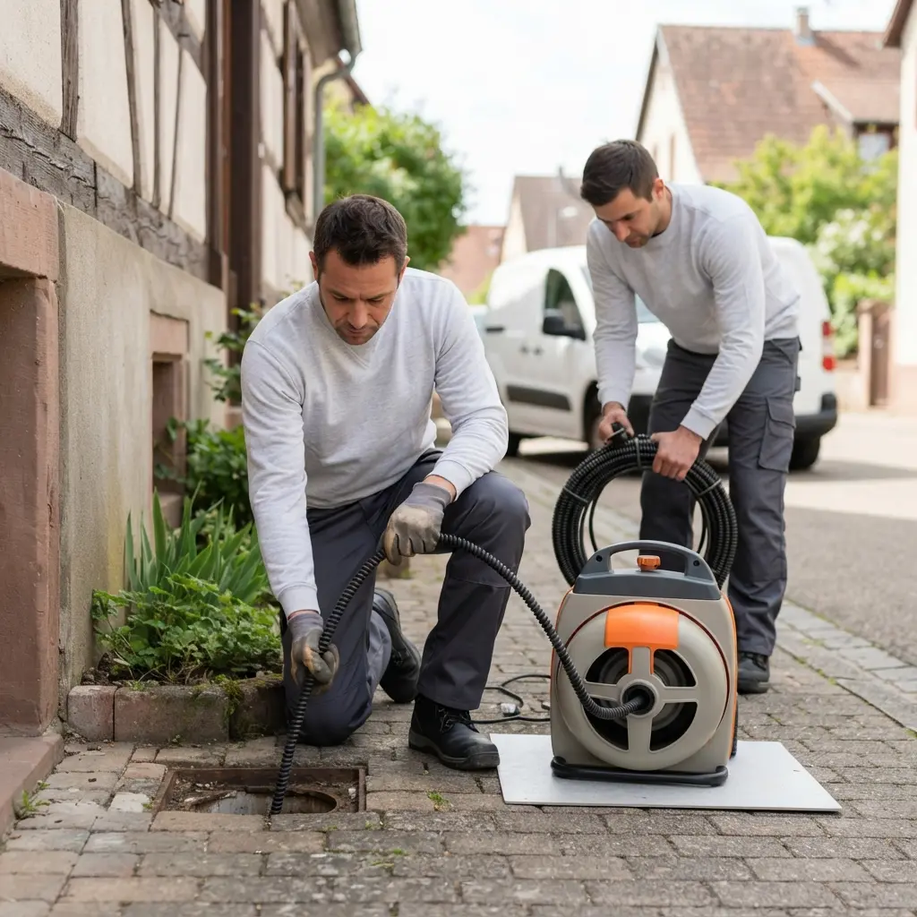 Comment se déroule le curage à Bergheim ?