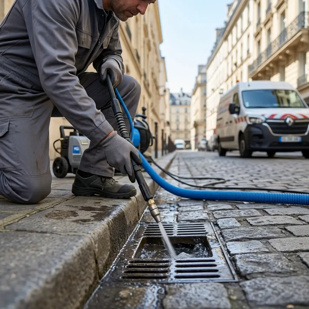 Comment se déroule l'intervention de curage à Paris ?