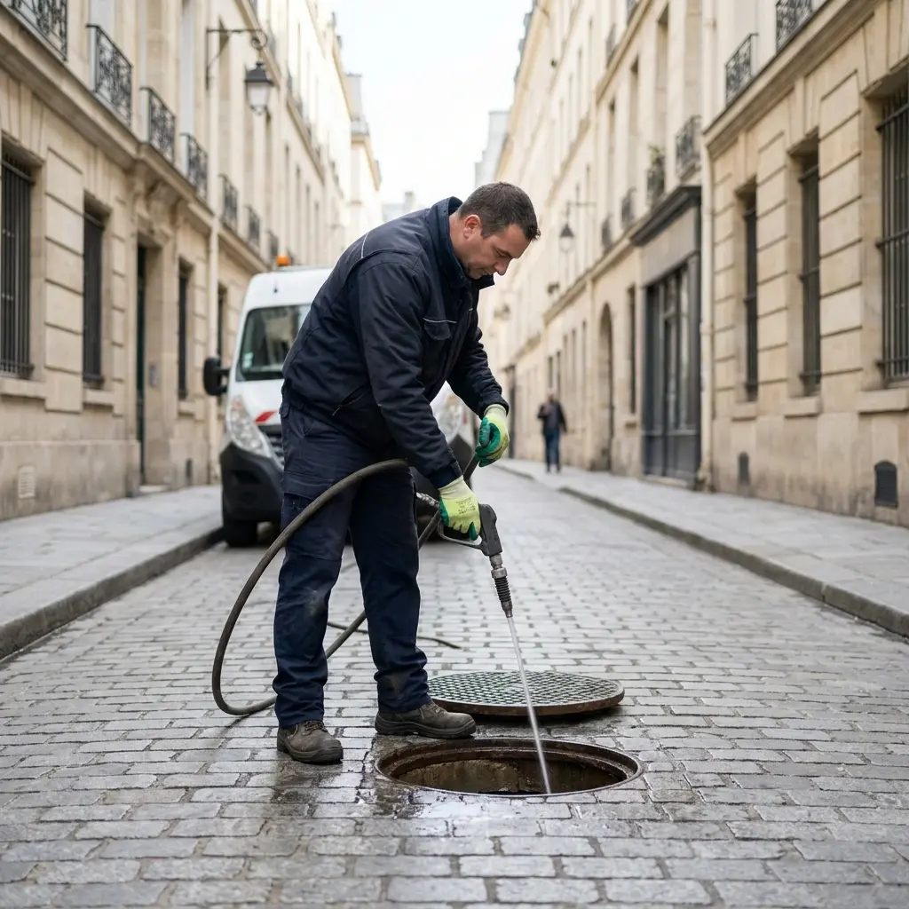 Curage canalisation Paris 2 (75002)