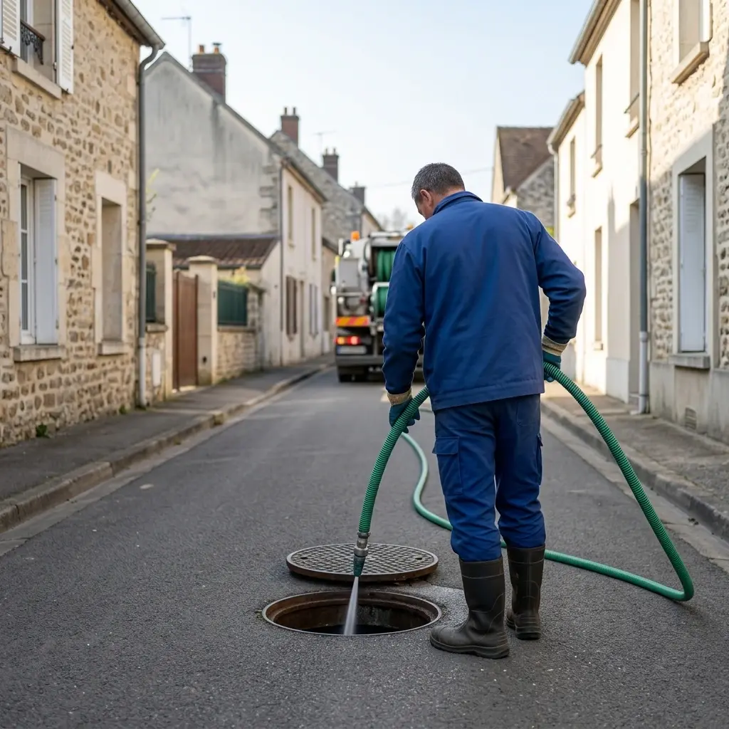 Curage canalisation Courcelles-en-Bassée (77126)
