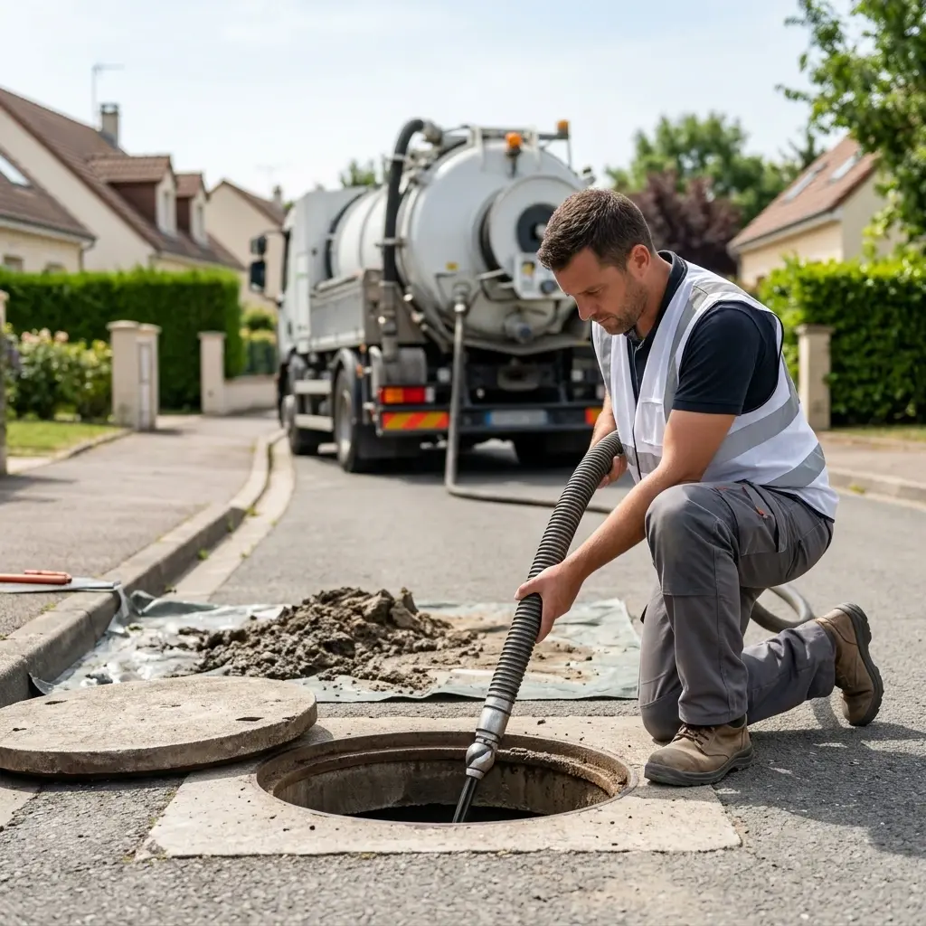 Curage canalisation May-en-Multien (77145)