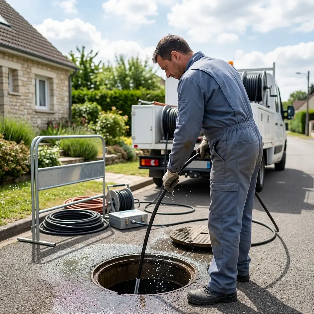 Une technique de nettoyage haute pression pour vos conduits