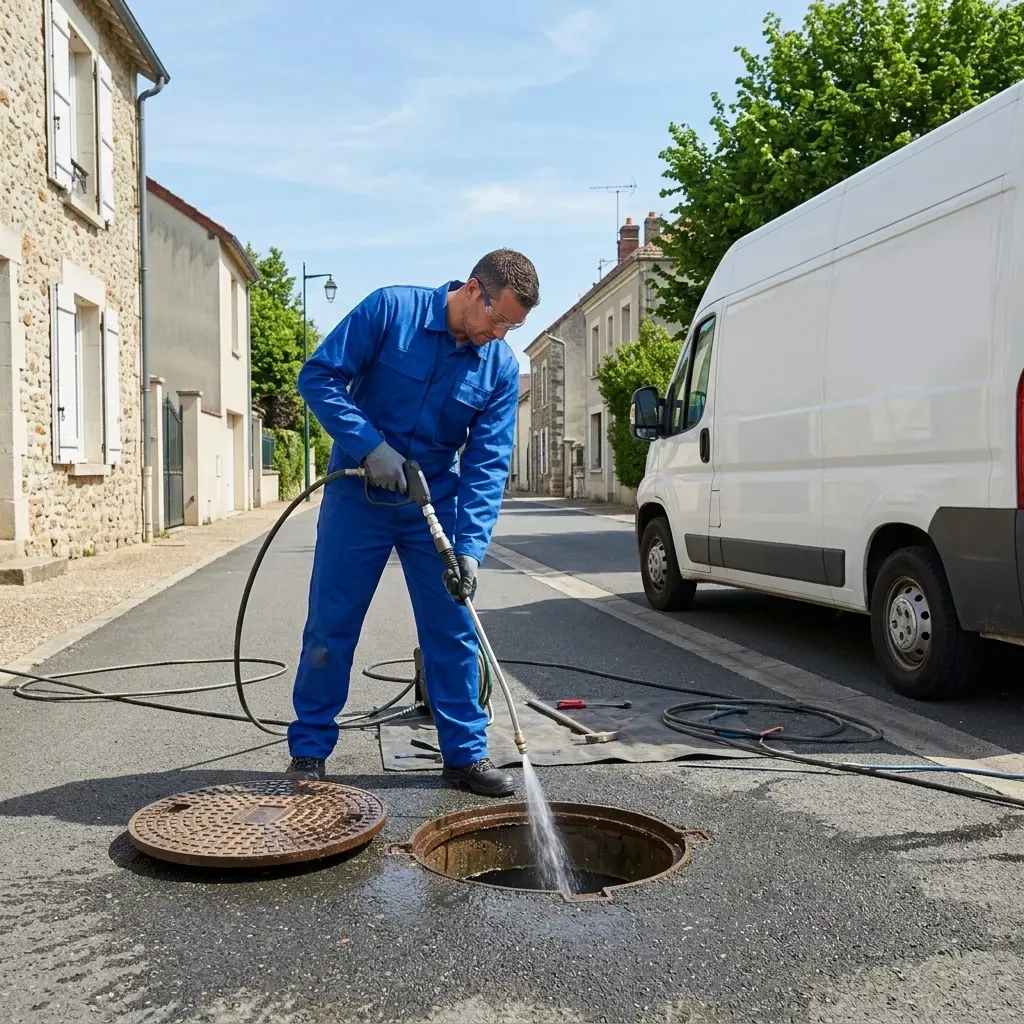Curage canalisation Villeneuve-les-Bordes (77154)