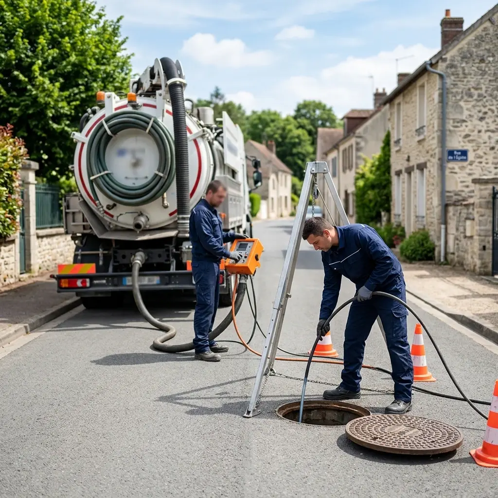 Curage canalisation Beton-Bazoches (77320)