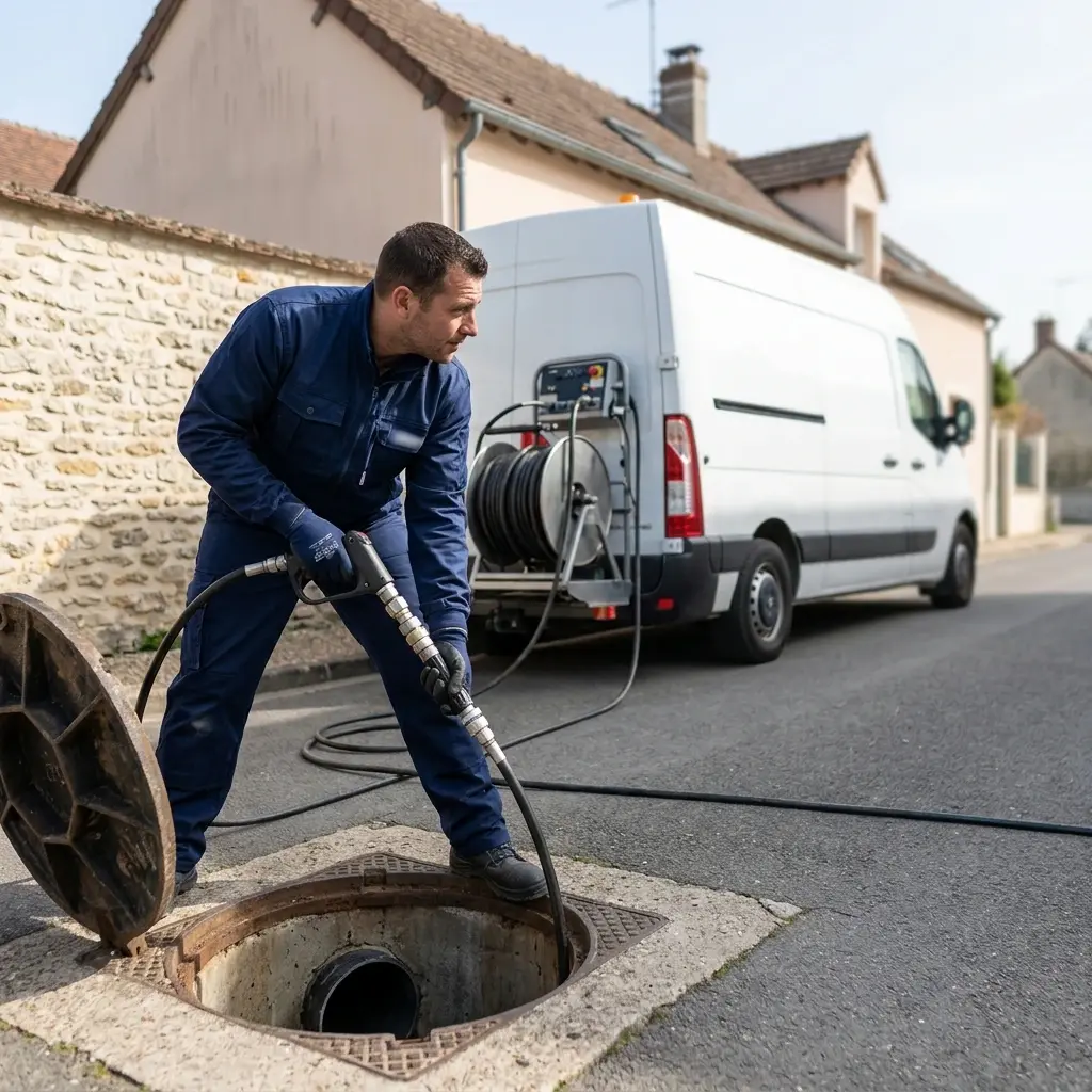 Curage canalisation Saint-Martin-des-Champs (77320)
