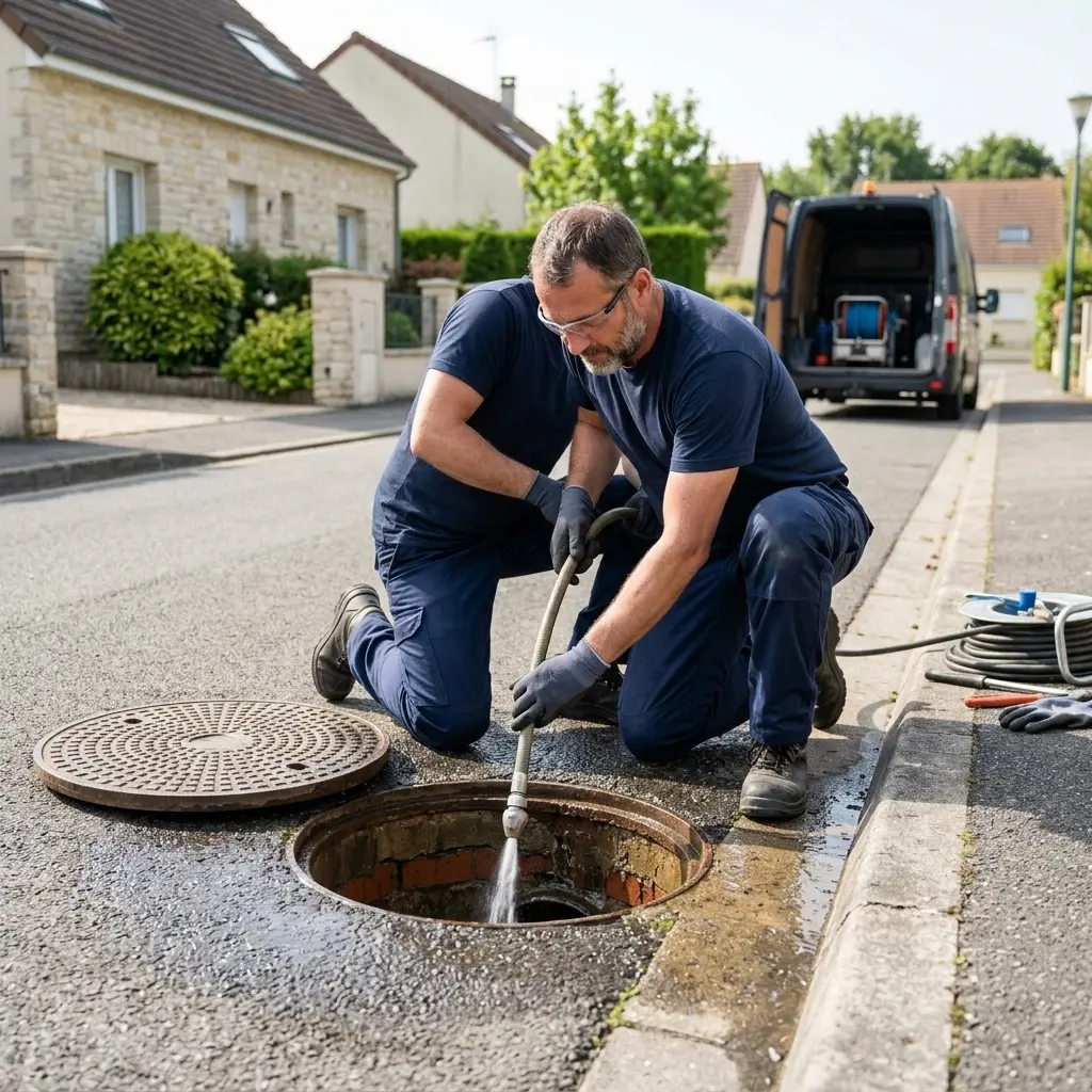 Un nettoyage haute pression pour un réseau assaini
