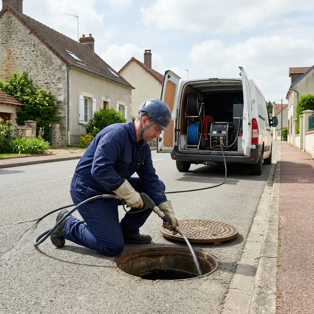 Curage canalisation Condé-Sainte-Libiaire (77450)