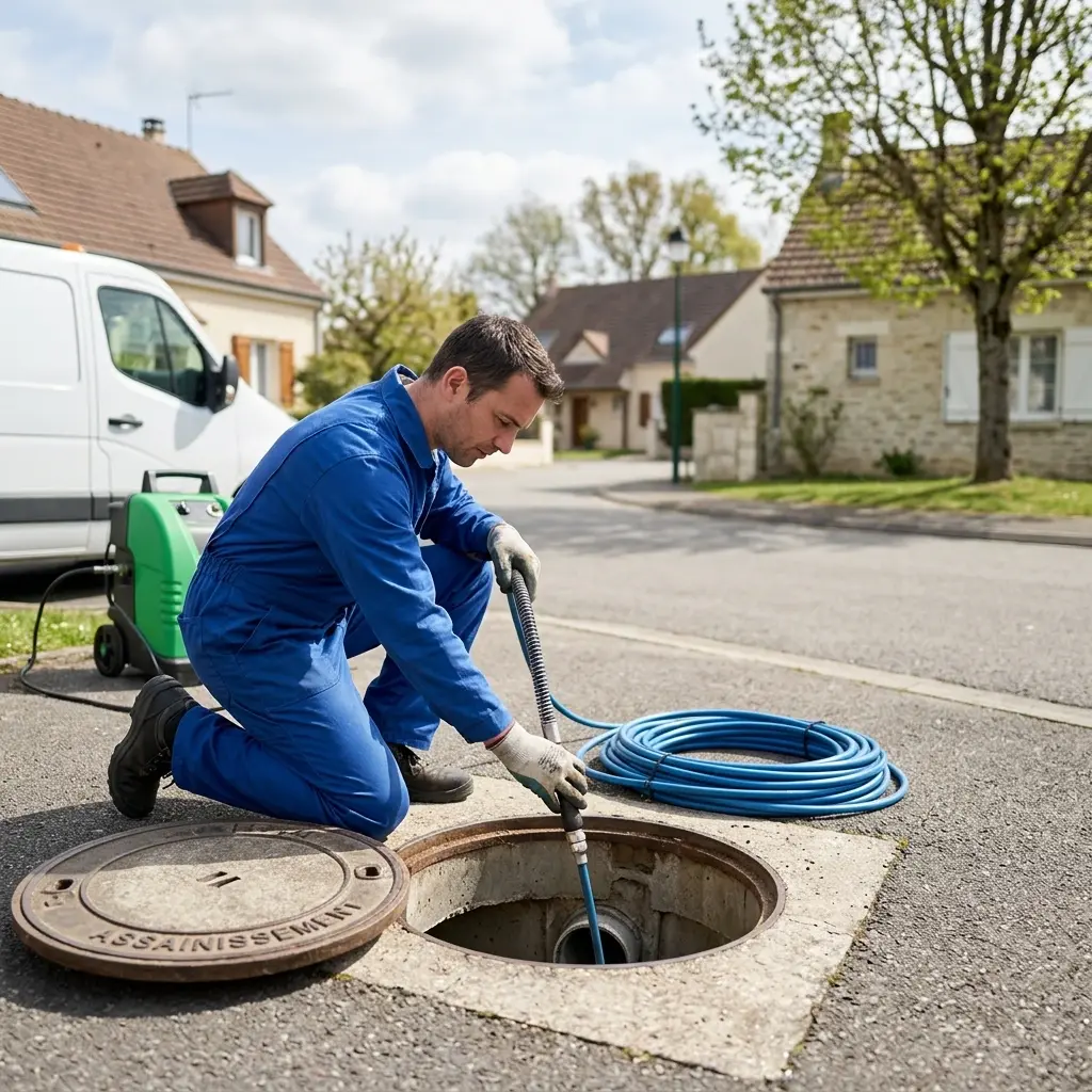 Curage canalisation Villemareuil (77470)