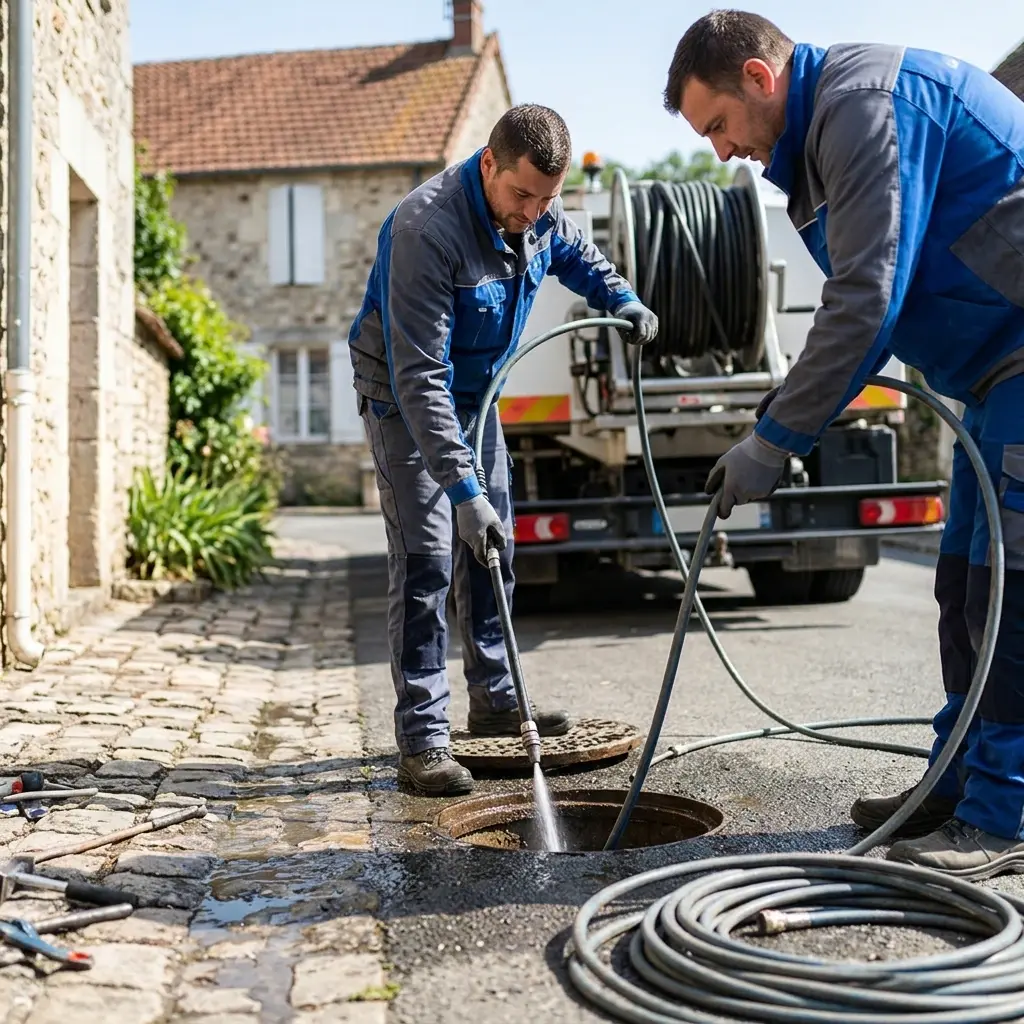 Un nettoyage haute pression pour des conduits comme neufs