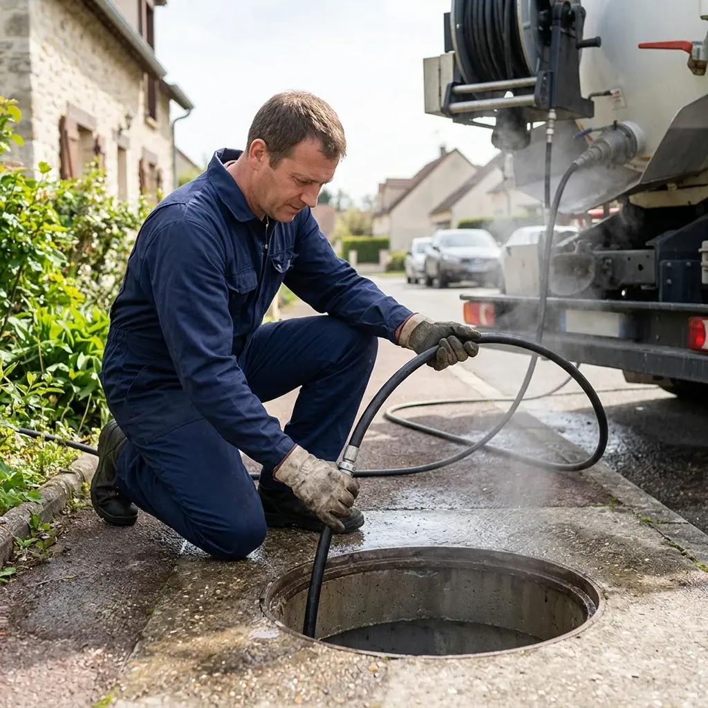 Curage canalisation Pierre-Levée (77580)