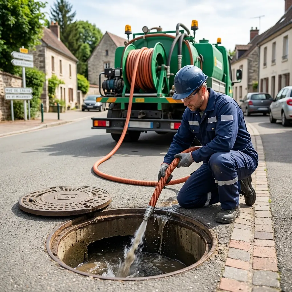 Curage canalisation Saint-Méry (77720)