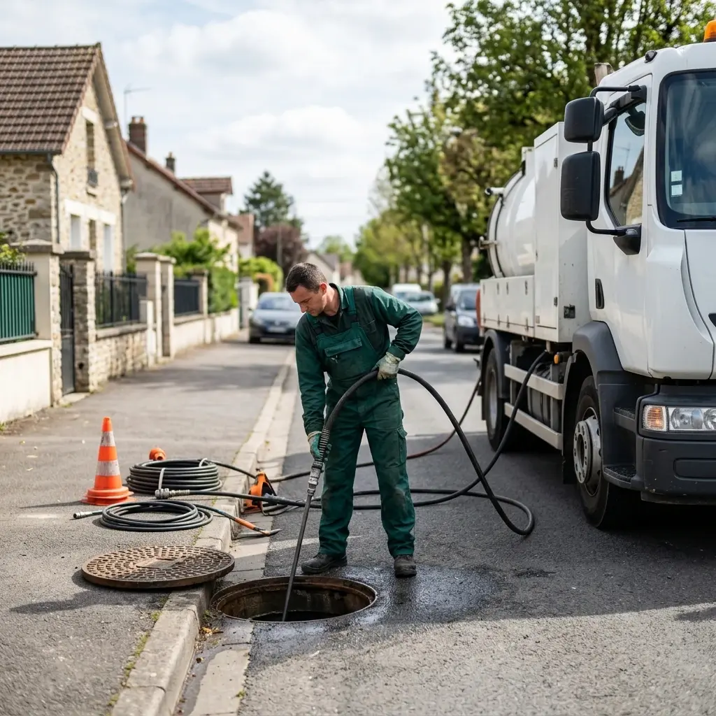 Curage canalisation Burcy (77760)