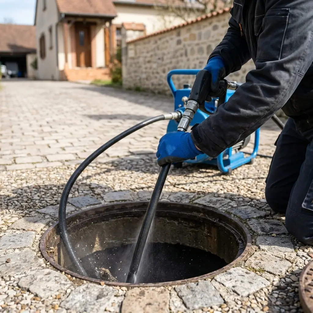 Un nettoyage technique haute pression et précis