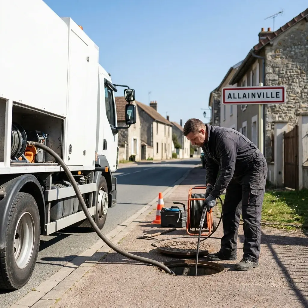 Curage canalisation Allainville (78660)