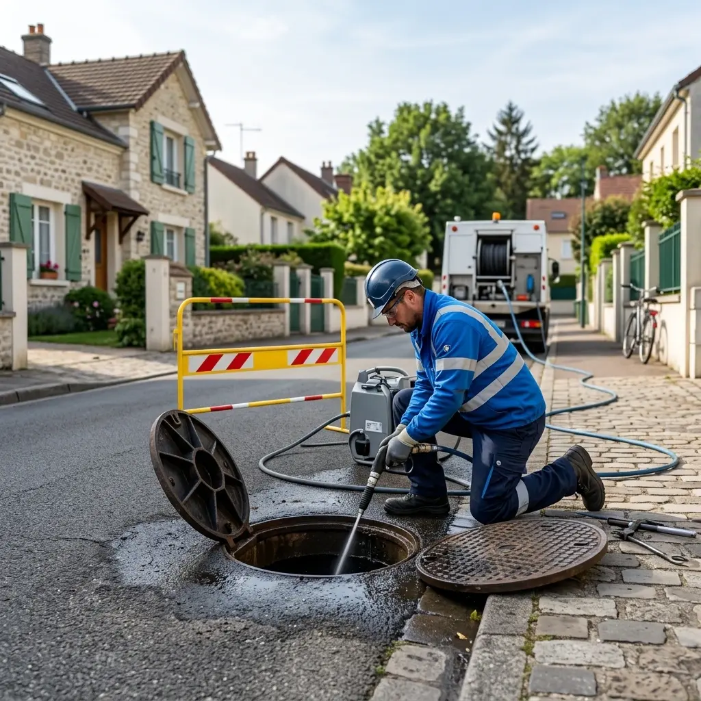 Curage canalisation Vaux-sur-Seine (78740)
