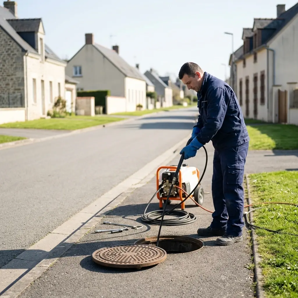 Une technique de nettoyage haute pression rigoureuse