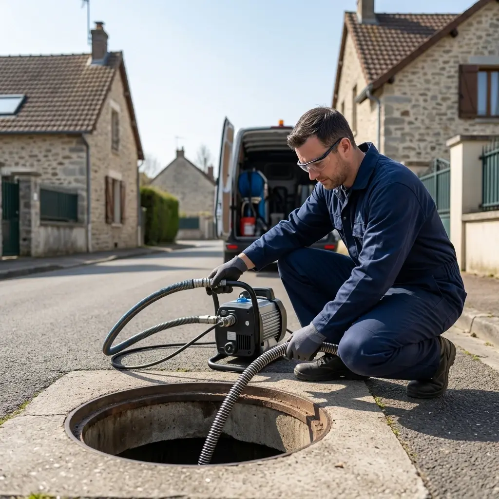 Curage canalisation Breuil-Bois-Robert (78930)