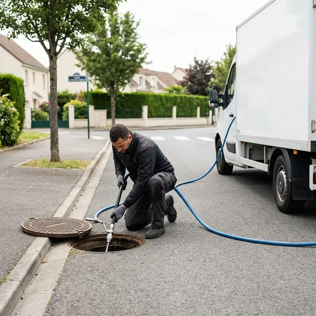 Une technique de nettoyage haute pression pour vos conduits