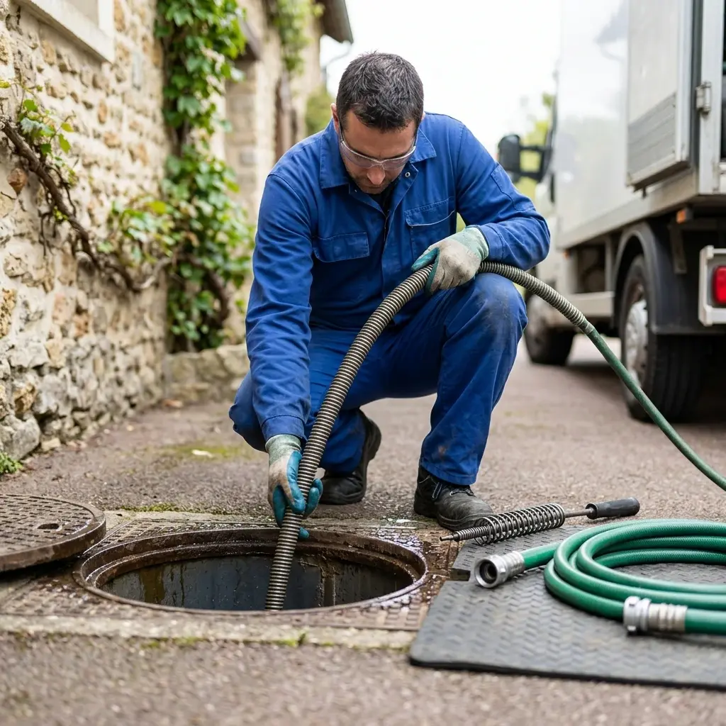 Notre méthode de curage canalisation à Couranges