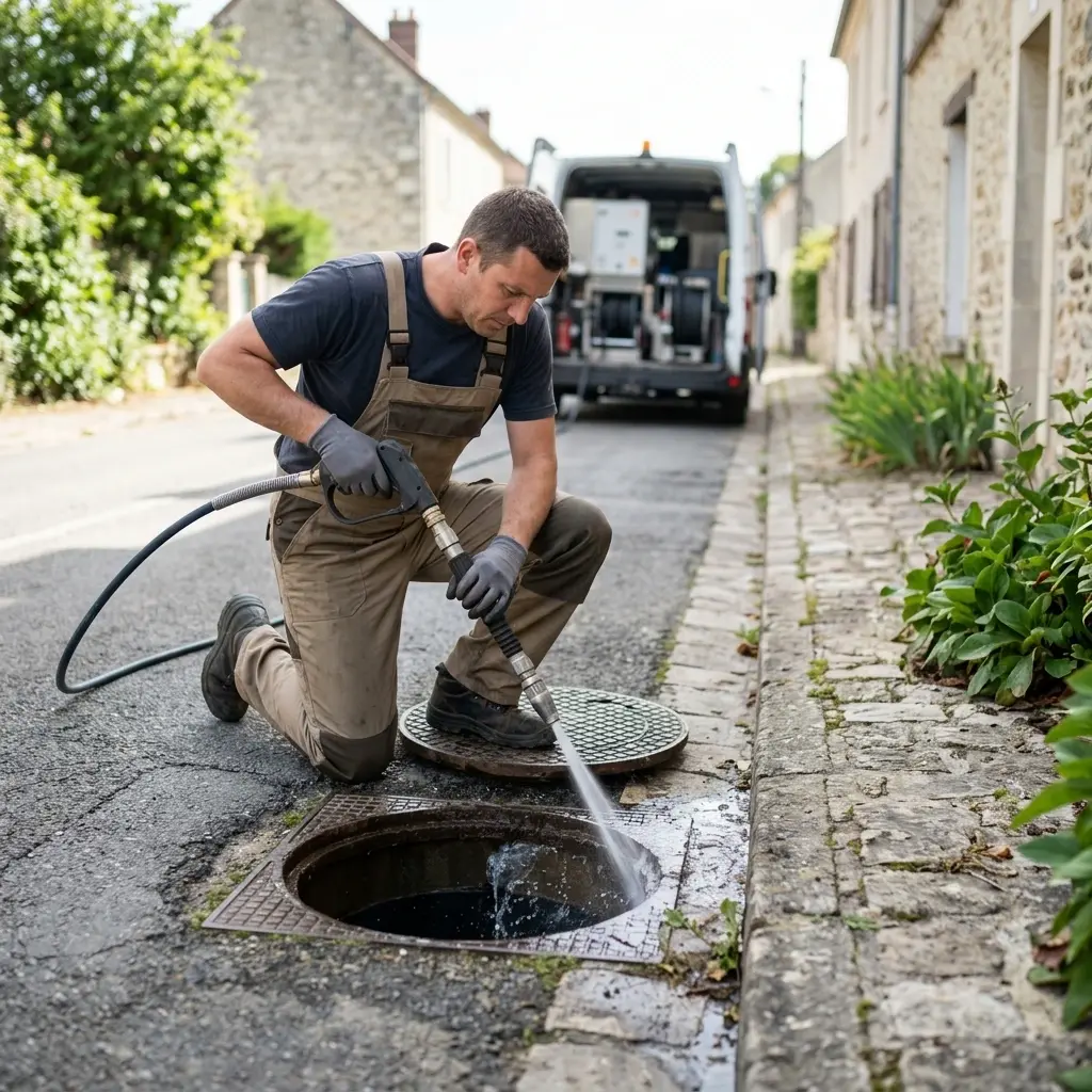 Curage canalisation Auvers-Saint-Georges (91580)