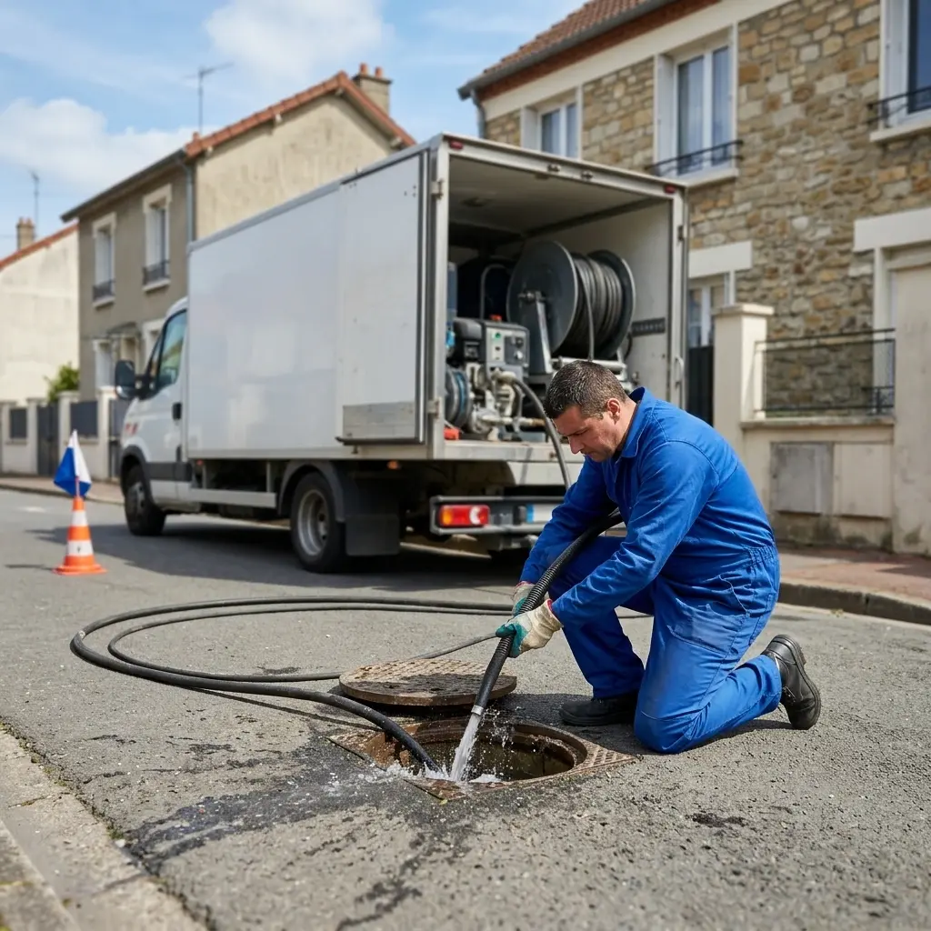 Comment se déroule l'intervention de curage à Colombes ?