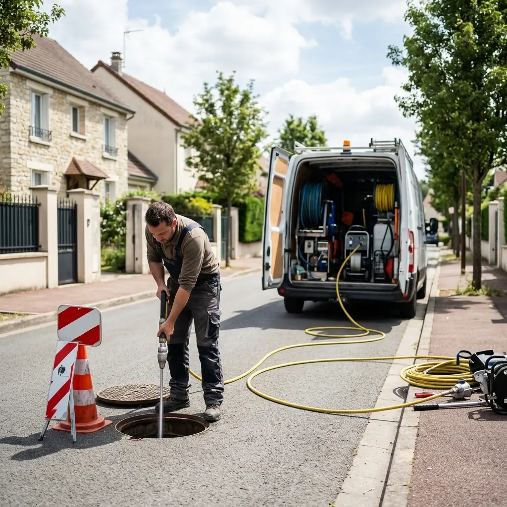 Curage canalisation Boisemont (95000)