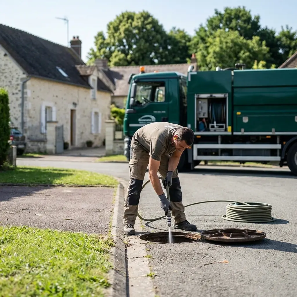 Comment se déroule l'intervention à Hérouville-en-Vexin ?