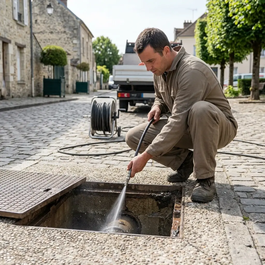 Curage canalisation Louvres (95380)