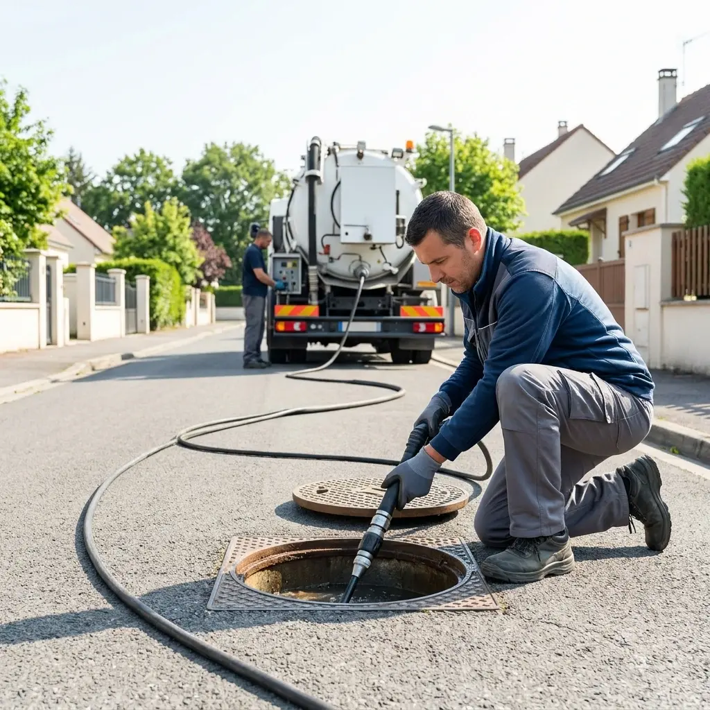 Curage canalisation Villeron (95380)