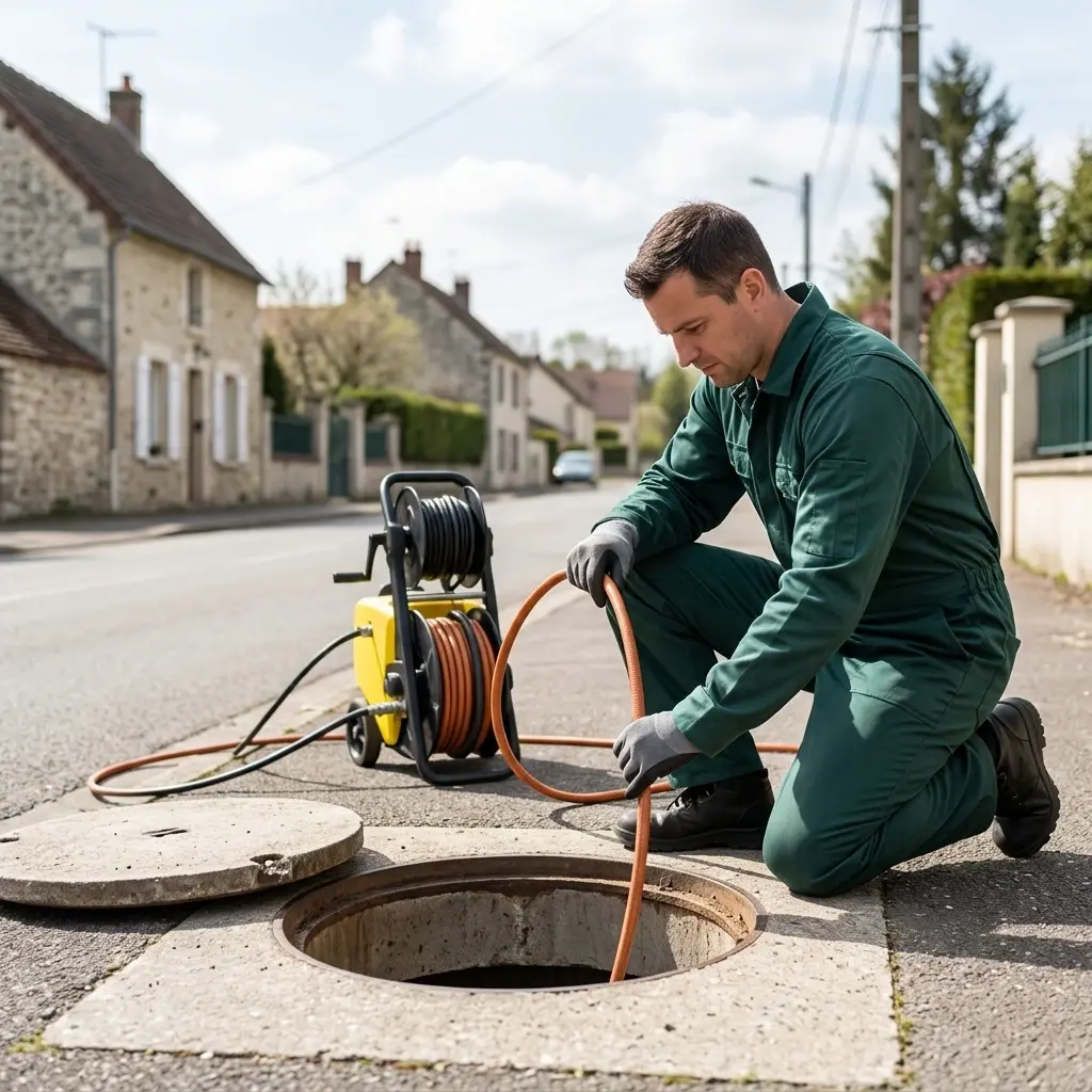 Curage canalisation Chapelle-en-Vexin (95420)