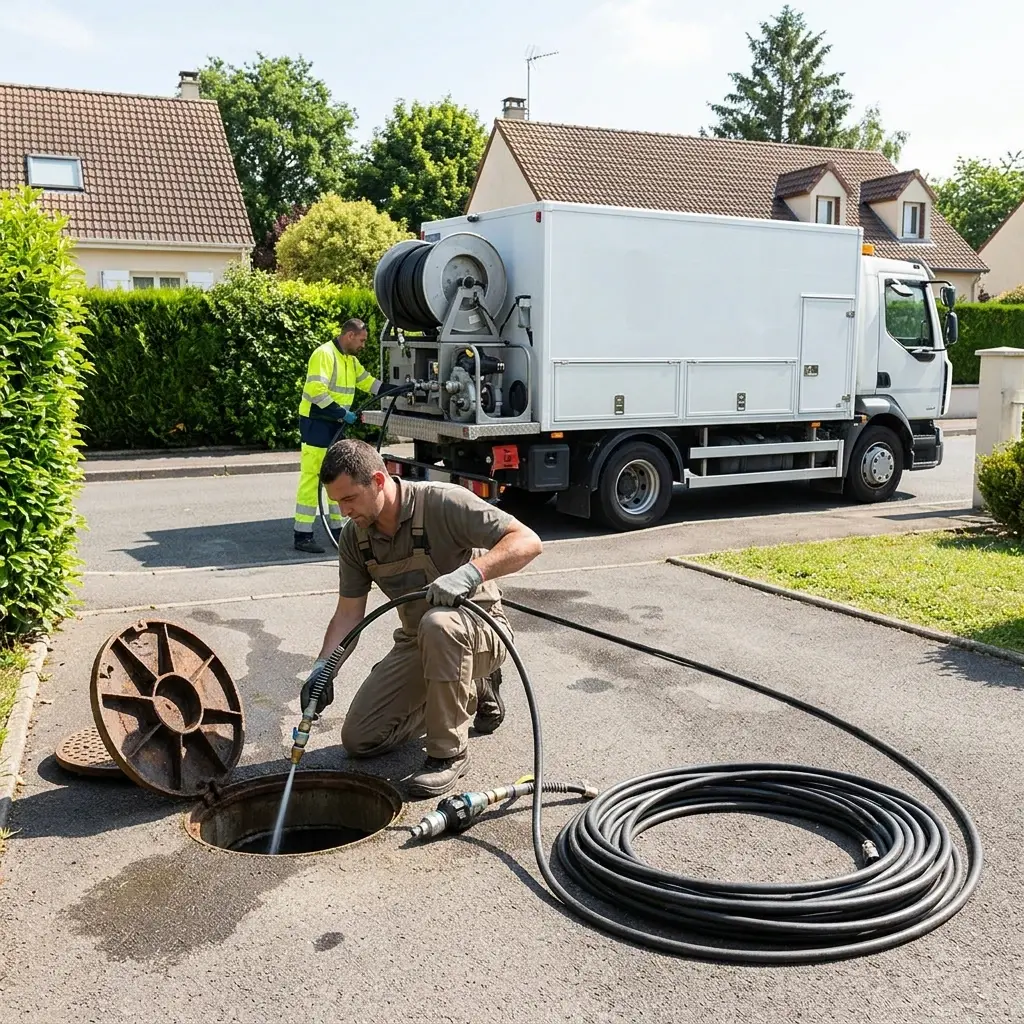 Curage canalisation Genainville (95420)