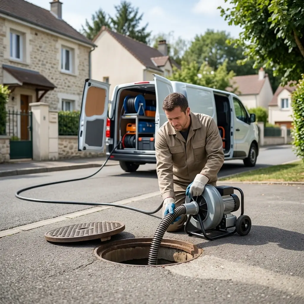 Curage canalisation Commeny (95450)