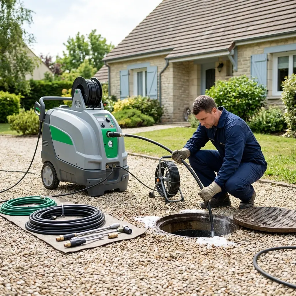 Un nettoyage hydrodynamique haute pression efficace