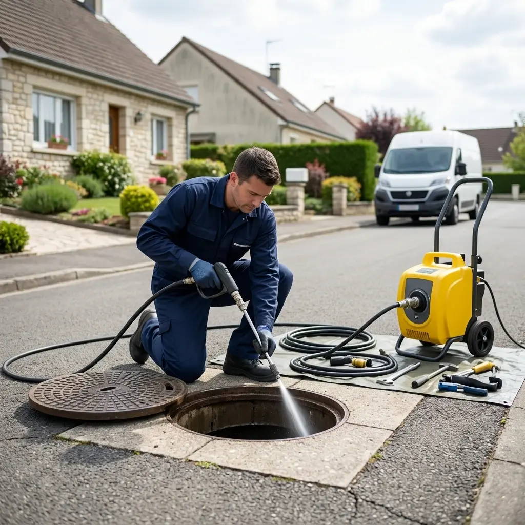 Curage canalisation Seraincourt (95450)