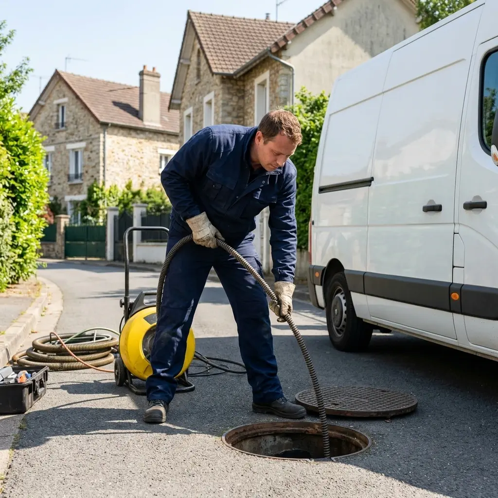 Curage canalisation Santeuil (95640)