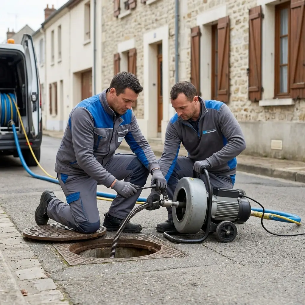 Curage canalisation Bray-et-Lû (95710)