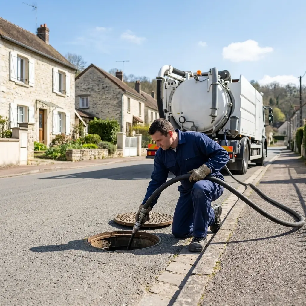 Curage canalisation Haute-Isle (95780)