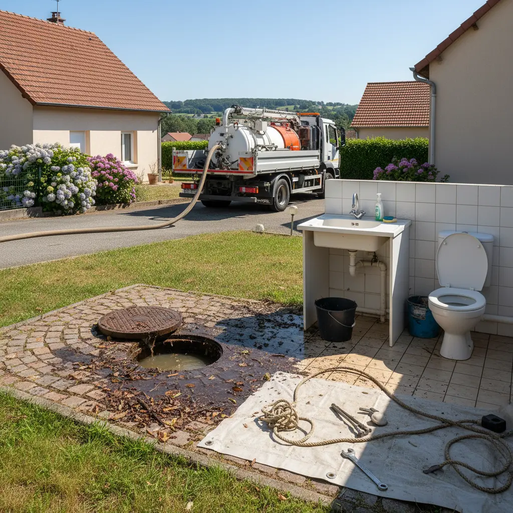 Pannes courantes : WC bouchés, éviers saturés et regards obstrués