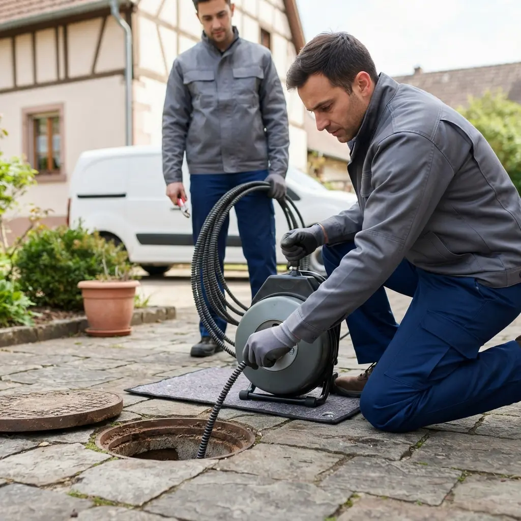 Comment se déroule l'intervention de débouchage à Lipsheim ?