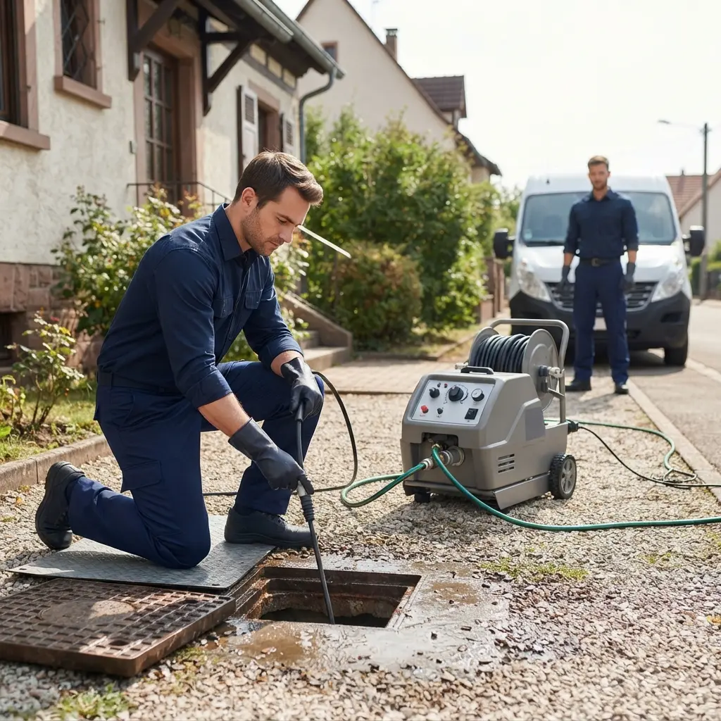 Notre méthode professionnelle et sécurisée pour un débouchage canalisation à Biesheim, étape par étape