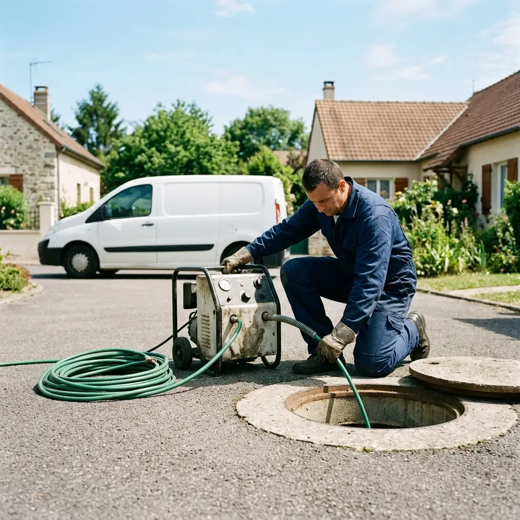 Comment se déroule l'intervention de débouchage à Salins ?