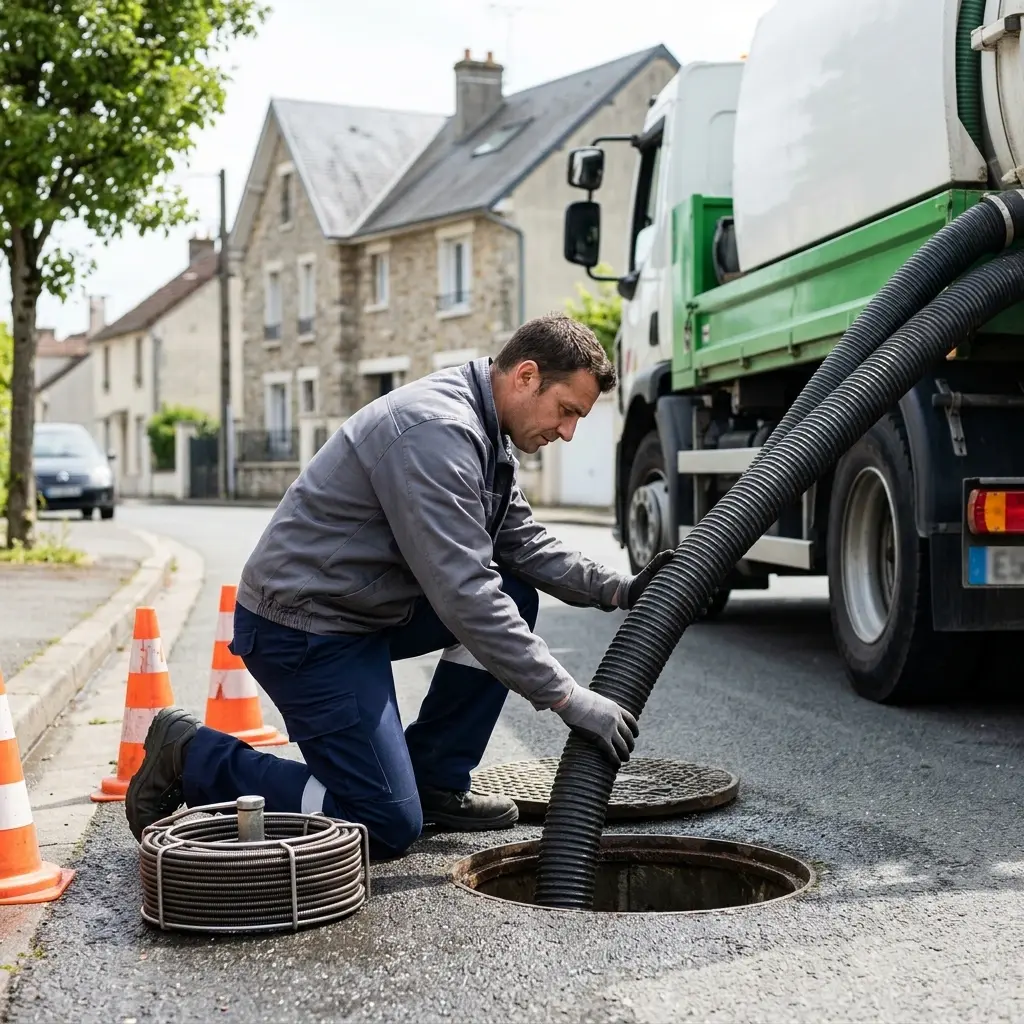 Comment se déroule une intervention de débouchage à Courquetaine ?