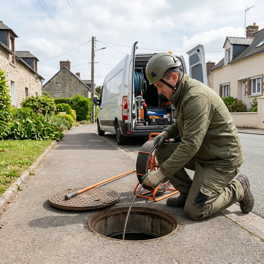 Notre intervention pour déboucher vos canalisations à Courtomer