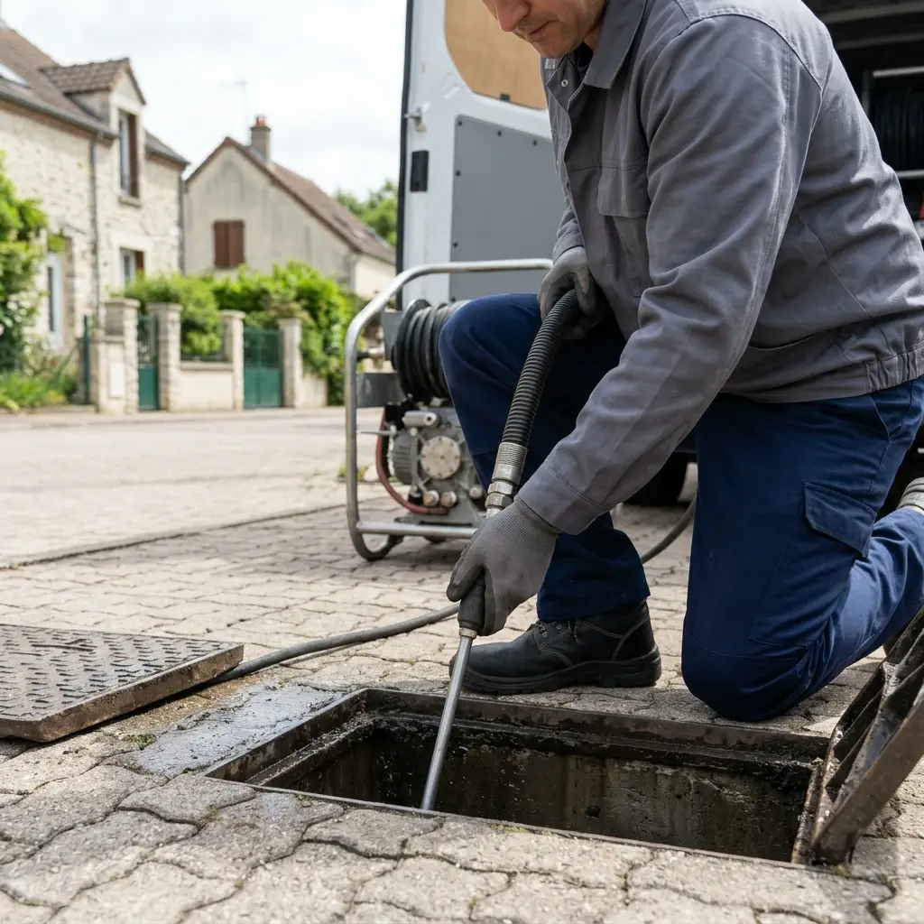 Comment se déroule une intervention de débouchage à Ozouer-le-Voulgis ?