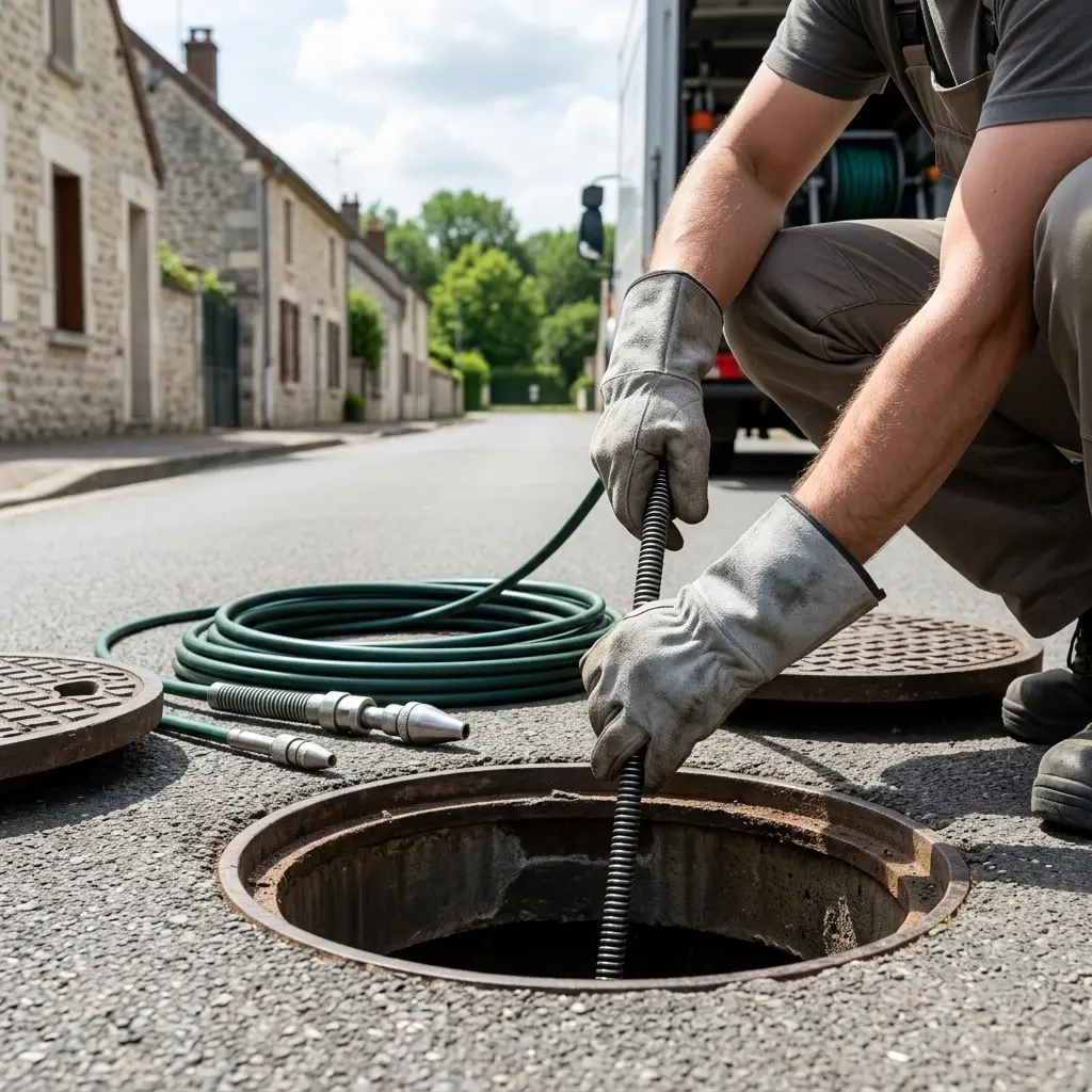 Comment se déroule une intervention de débouchage à Thénisy ?